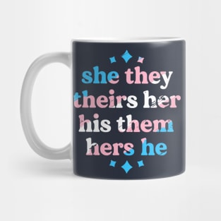 Pronouns Matter They Them Trans Pride Transgender LGBT Mug